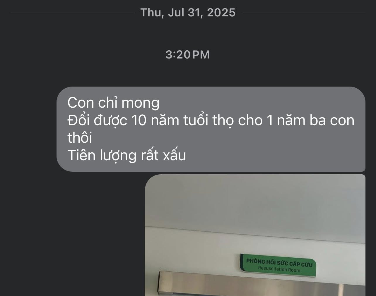 Rò rỉ tin nhắn lộ rõ tình cảm của con trai dành cho ông Hoàng Nam Tiến trước thời điểm bố qua đời