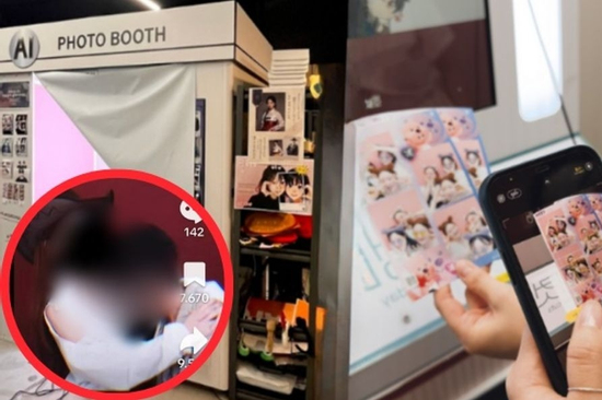 Chụp ảnh 'nóng' trong tiệm photobooth