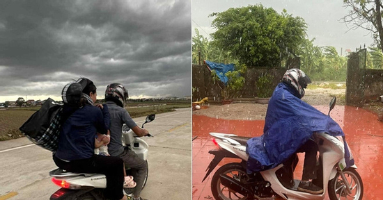 Gặp 4 mẹ con bị gió quật ngã, người đàn ông ở Ninh Bình có hành động ấm lòng