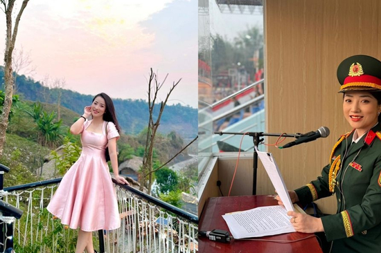 Giọng đọc miền Nam hiếm hoi trong lễ diễu binh 2/9: Là Thượng úy, mẹ 3 con vẫn xinh đẹp