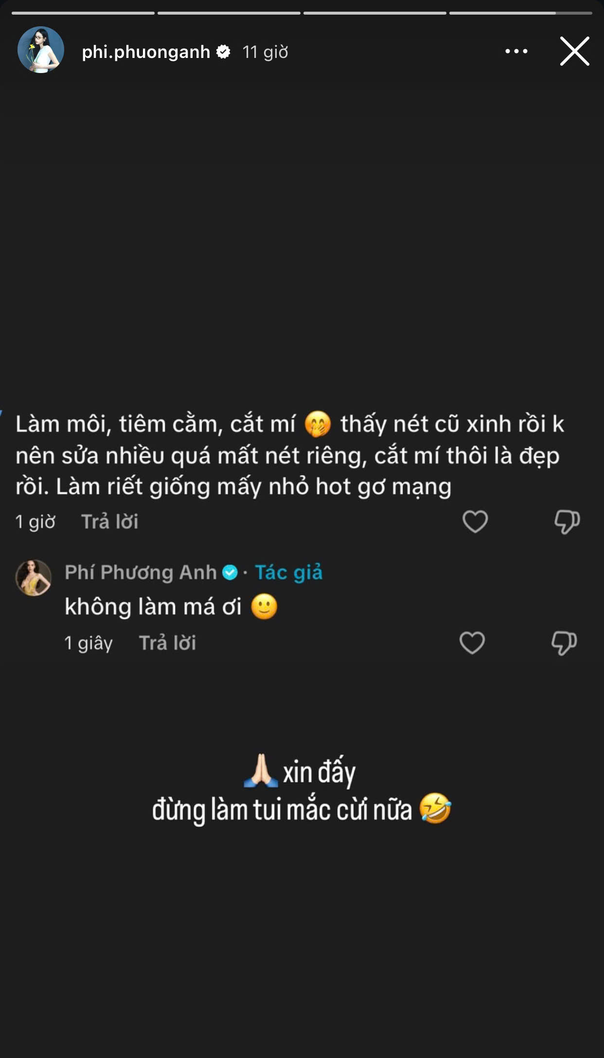 Tình tin đồn chồng cũ Lệ Quyên đáp trả gắt khi bị đồn tiêm sửa nát mặt