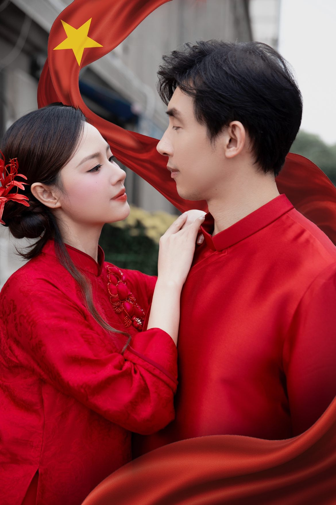 Midu khoe ảnh tình từ bên ông xã đại gia dịp 29