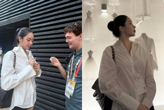 Hoa hậu Thanh Thủy đeo túi 300 triệu theo kiểu 'mời trộm xơi' khiến dân tình lo nơm nớp