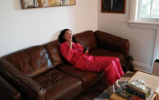 Á hậu Vbiz lộ vòng 2 lùm lùm khi xuất ngoại với bạn trai thiếu gia tin đồn bầu bí là có thật