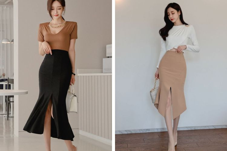 Cách phối đồ với chân váy dài đi tiệc sang trọng, cá tính - Ảnh 4.