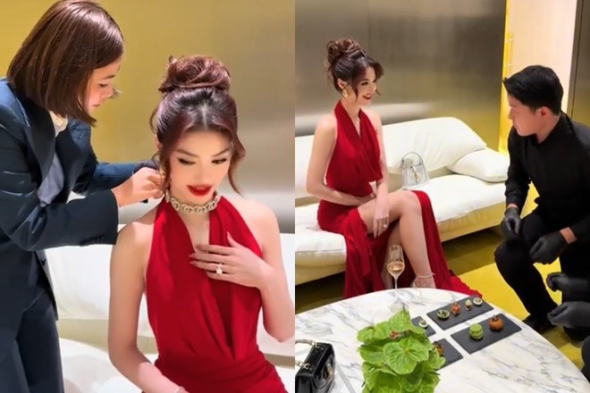 Ấ hậu 10X nghi hẹn hò bác sĩ thẩm mỹ hơn 26 tuổi thông báo tin vui