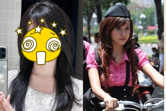 Midu 'quay xe' về giao diện 15 năm trước gây giật mình