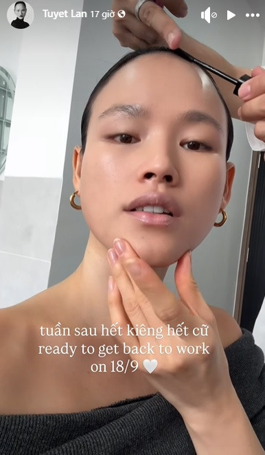 Siêu mẫu đình đám Vbiz đi làm trở lại dù chưa đầy 1 tháng sinh con đầu lòng