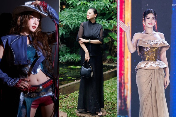 Phan Như Thảo diện cả 'cây đen' giấu body 80kg - Thiên Ân có 2 màn lên đồ xuất sắc