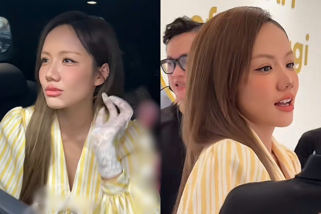 Phương Ly bị nghi mới phẫu thuật thẩm mỹ trong clip cận nhan sắc cam thường