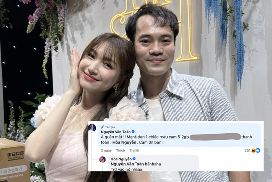 Văn Toàn đòi Hòa Minzy tặng Iphone 17 giá đắt đỏ, vô tình lộ tình cảm cả hai
