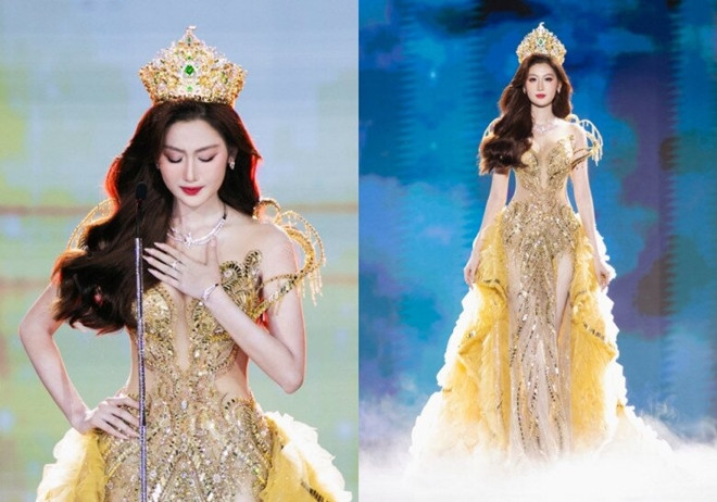 Màn final catwalk của hoa hậu Quế Anh bị chê tơi tả