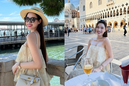 Đỗ Thị Hà sắp làm dâu hào môn, vác túi 700 triệu xuất ngoại như đi chợ