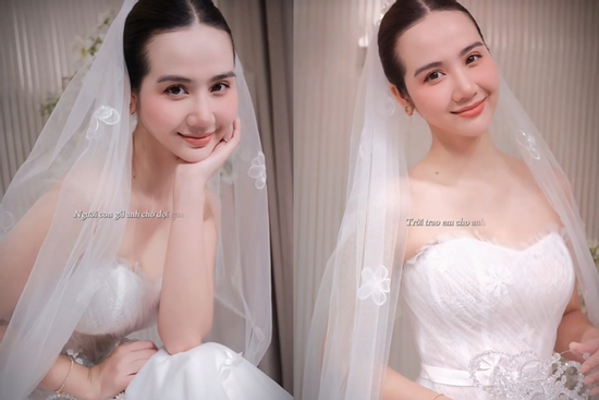 Huyền Lizzie mặc váy cưới, rộ tin tái hôn sau 6 năm làm mẹ đơn thân