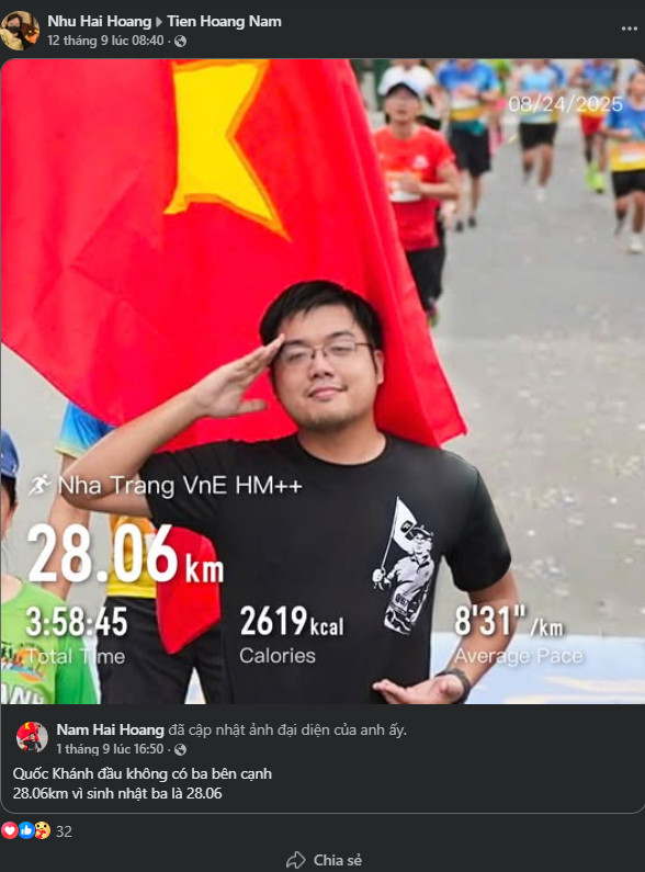 Người thân vừa có hành động ý nghĩa để tưởng nhớ ông Hoàng Nam Tiến