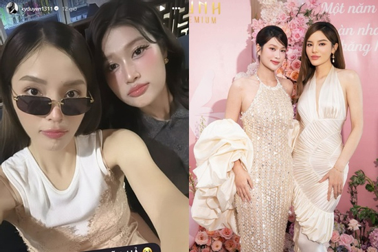 Kỳ Duyên - Thiên Ân liên tục 'hữu duyên' dính nhau kè kè, mắc công khai lắm rồi!