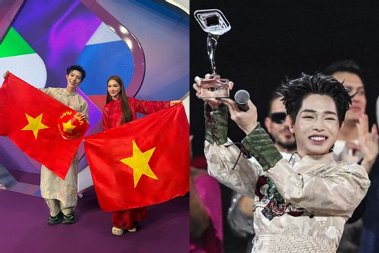 Hòa Minzy lộ trình tiếng anh hạn chế khi đi cổ vũ Đức Phúc