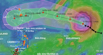 Siêu bão Ragasa vào Biển Đông có thể mạnh như Yagi, tỉnh nào tâm điểm đổ bộ?