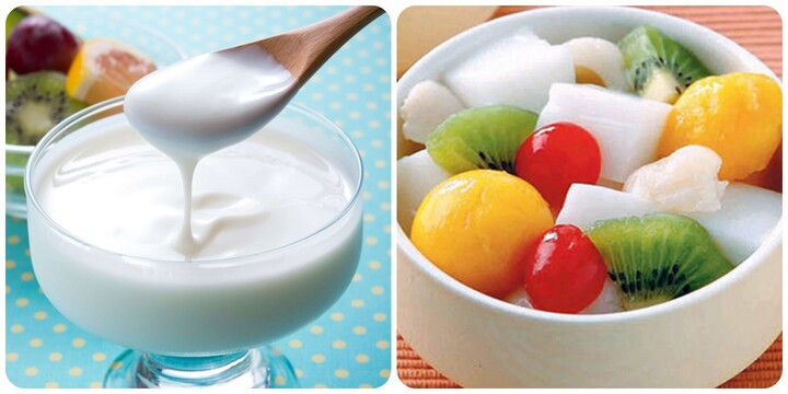 Sữa chua hoa quả là món ăn khoái khẩu của nhiều người