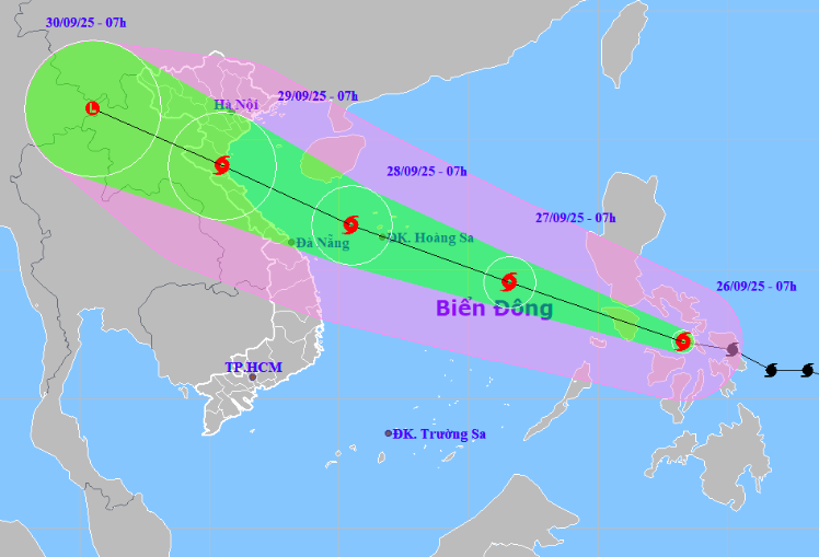 Bão Bualoi “lao nhanh” gấp đôi các cơn bão khác, tới 30 km/giờ
- Ảnh 1.