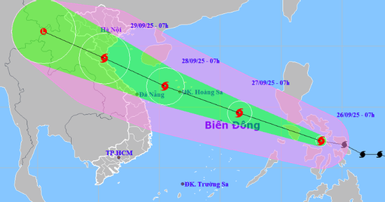 Bão Bualoi lao nhanh gấp đôi các cơn bão khác, tới 30 km/giờ