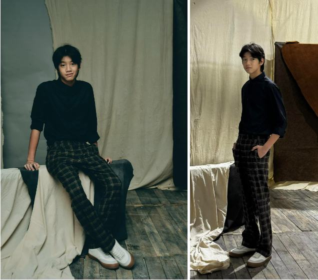 4 bố con Cường Đô La bị chụp lén diện mạo cậu cả Subeo gây sốt