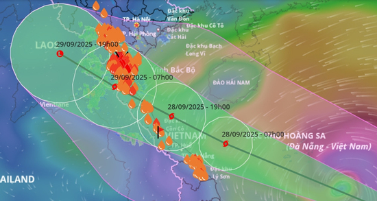 Toàn cảnh diễn biến bão số 10 Bualoi, nhận định thời điểm và khu vực đổ bộ
