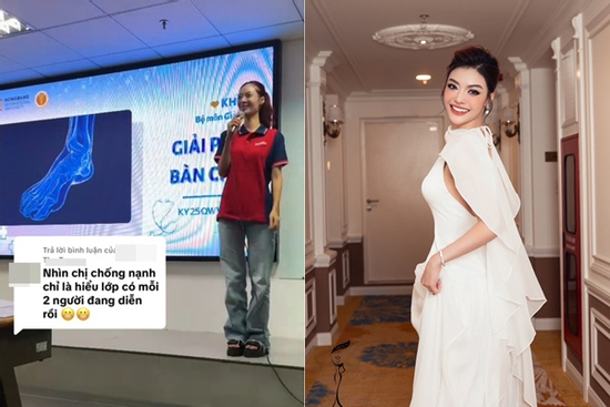 Á hậu Kiều Loan bị nghi 'sống ảo' chuyện học ngành Y khoa