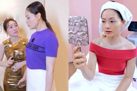 Lộ khoảnh khắc Lan Phương chi tiền 'khủng' làm đẹp sau tuyên bố ly hôn chồng Tây