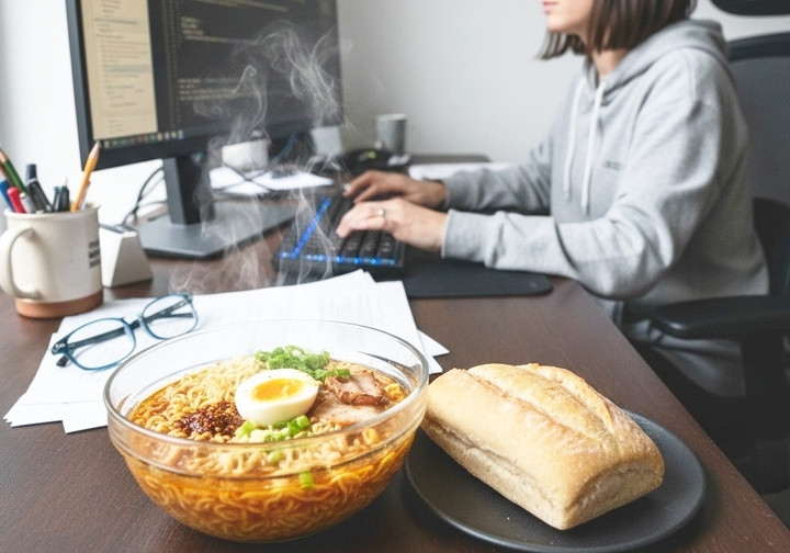 Người trẻ vì công việc bận rộn lạm dụng đồ ăn nhanh cho tiện, lâu dần rơi vào cảnh viêm loét, trào ngược.