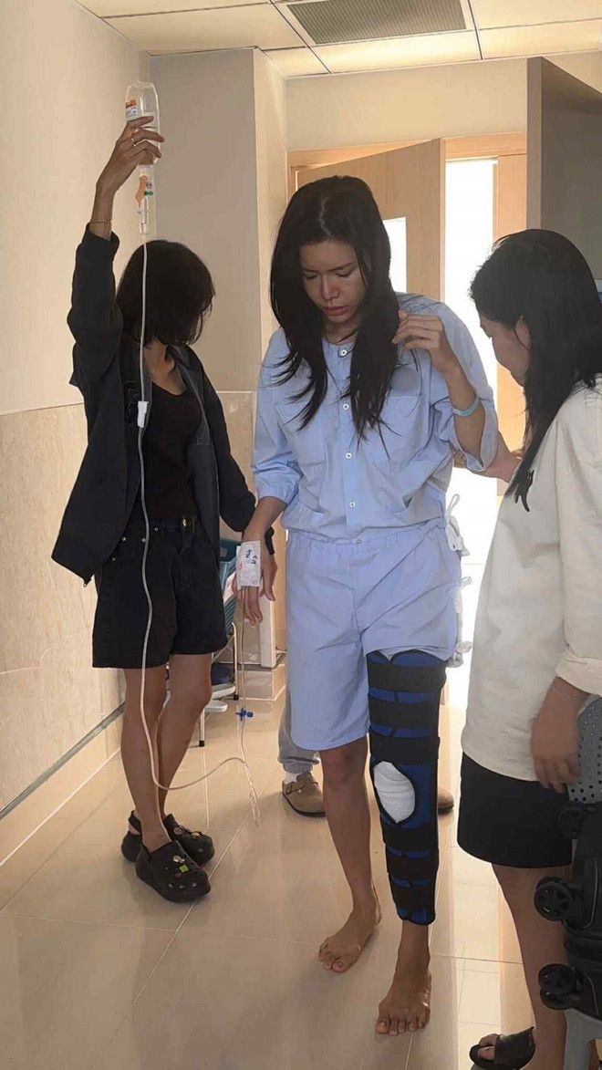 Minh Tú đau tới mức không ngủ được vì ca phẫu thuật đứt dây chằng