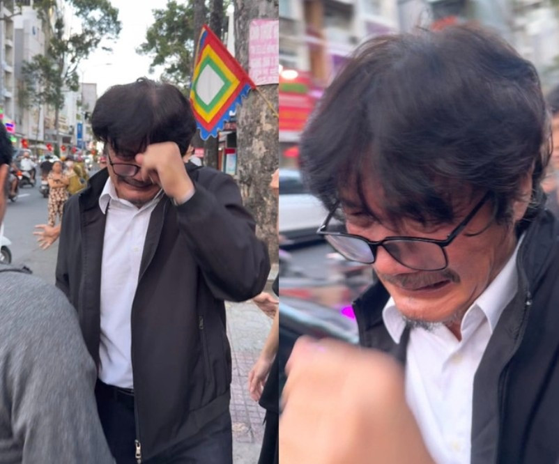 NSƯT Công Ninh khóc nức nở khi đến viếng diễn viên Ngọc Trinh