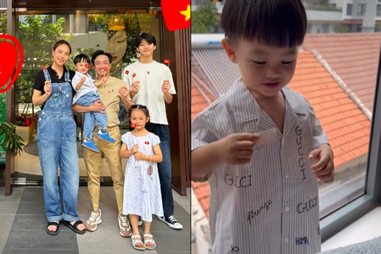 Quý tử Cường Đô La - Đàm Thu Trang mới 2 tuổi đã trưng trổ đồ hiệu, bóc giá má choáng