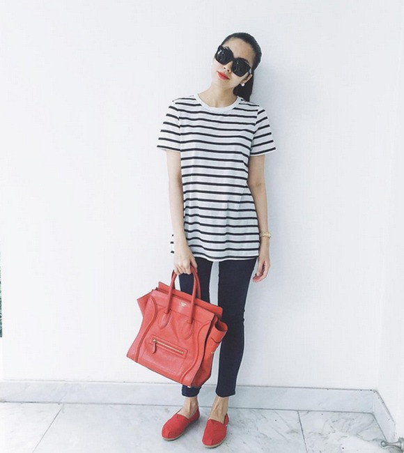 Làm dâu Vua hàng hiệu Hà Tăng vẫn xài đi xài lại 1 chiếc túi suốt 10 năm