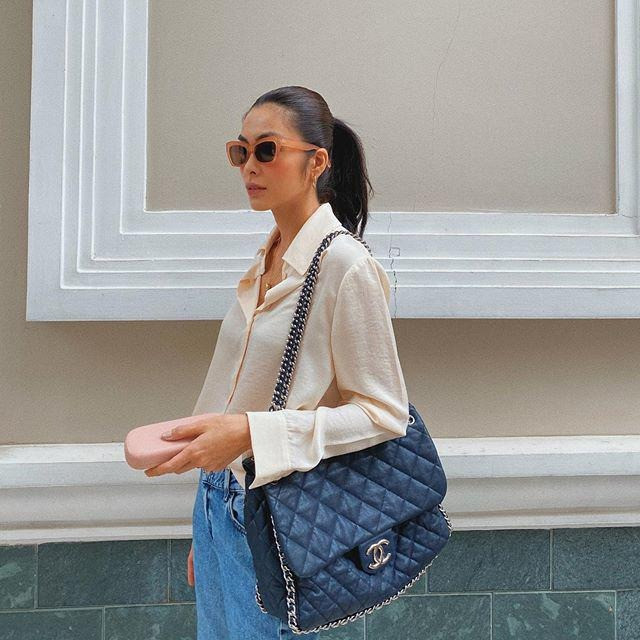 Làm dâu Vua hàng hiệu Hà Tăng vẫn xài đi xài lại 1 chiếc túi suốt 10 năm