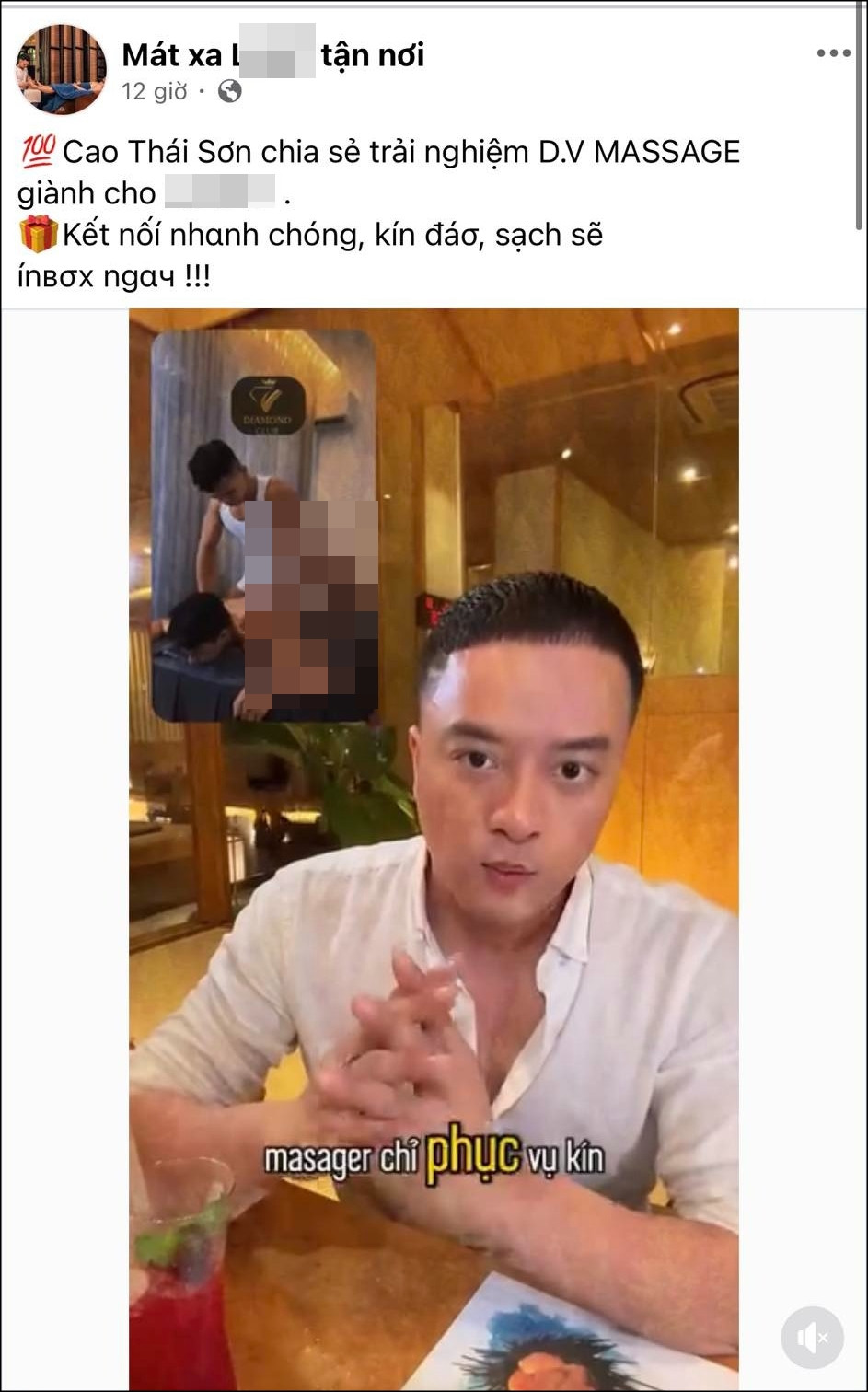 Cao Thái Sơn bị ghép ảnh nhạy cảm đồng tính