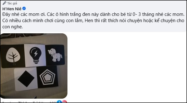 HHen Niê phản hồi việc dạy con học khi vừa mới sinh được 1 tuần
