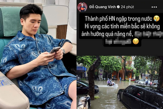 Tổng tài nghìn tỷ 'than trời' vì phải lội nước đi làm ngày mưa ngập