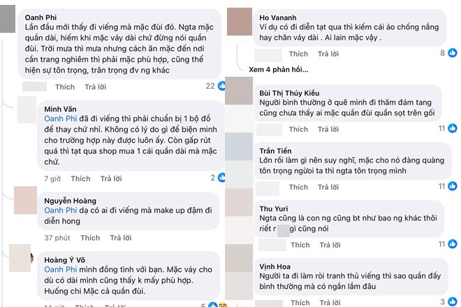 Diễn viên Phương Lan bị chỉ trích vì trang phục không phù hợp tại tang lễ NSƯT Ngọc Trinh