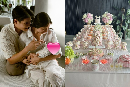 Ngô Thanh Vân làm tiệc đầy tháng thịnh soạn cho con gái đầu lòng