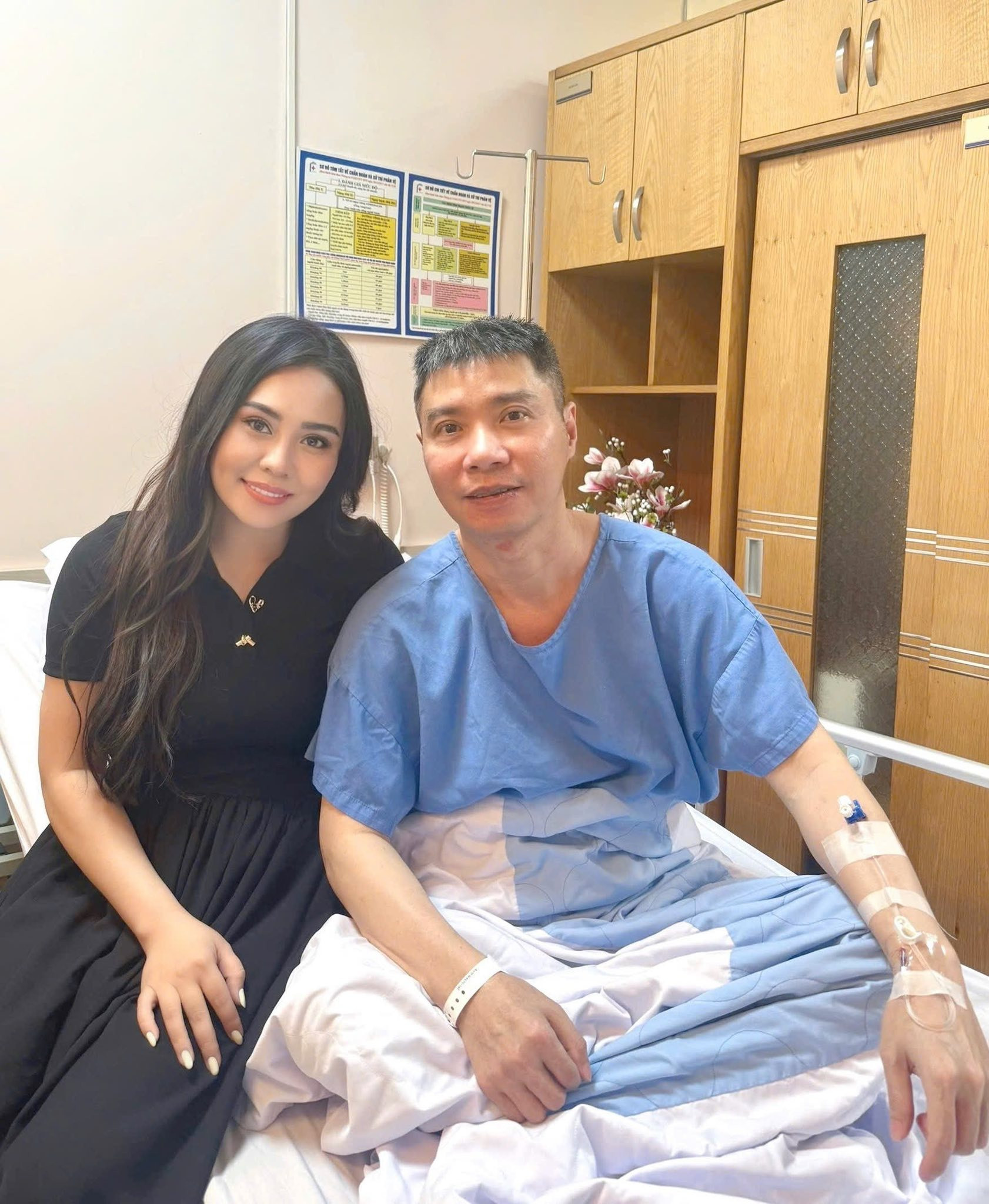 Tình hình NSND Công Lý sau khi cấp cứu được vợ cũ Thảo Vân đến thăm