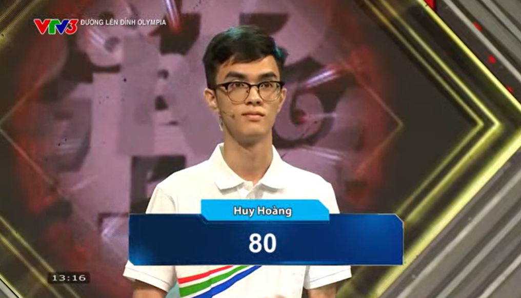 Nam sinh Thanh Hóa vươn lên dẫn đầu giành chiến thắng Đường lên đỉnh Olympia - Ảnh 1.