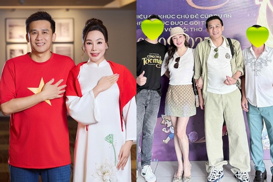 Ông xã Hồ Quỳnh Hương hiếm hoi lộ diện, nữ ca sĩ được khen 'mát tay'