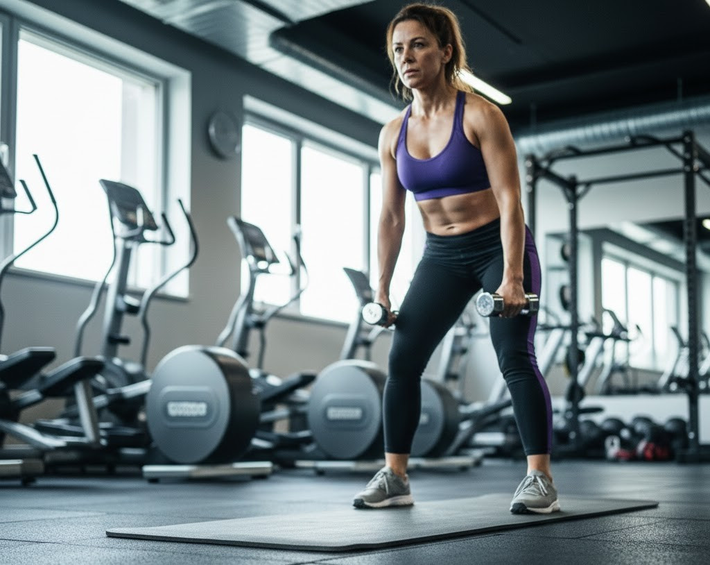 5 bài tập giúp giảm mỡ bụng hiệu quả trong 30 ngày sau tuổi 45- Ảnh 1.