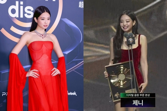Jennie bận nhất 'Grammy Hàn Quốc': Làm nữ hoàng trên thảm đỏ, nhận giải không nghỉ tay!