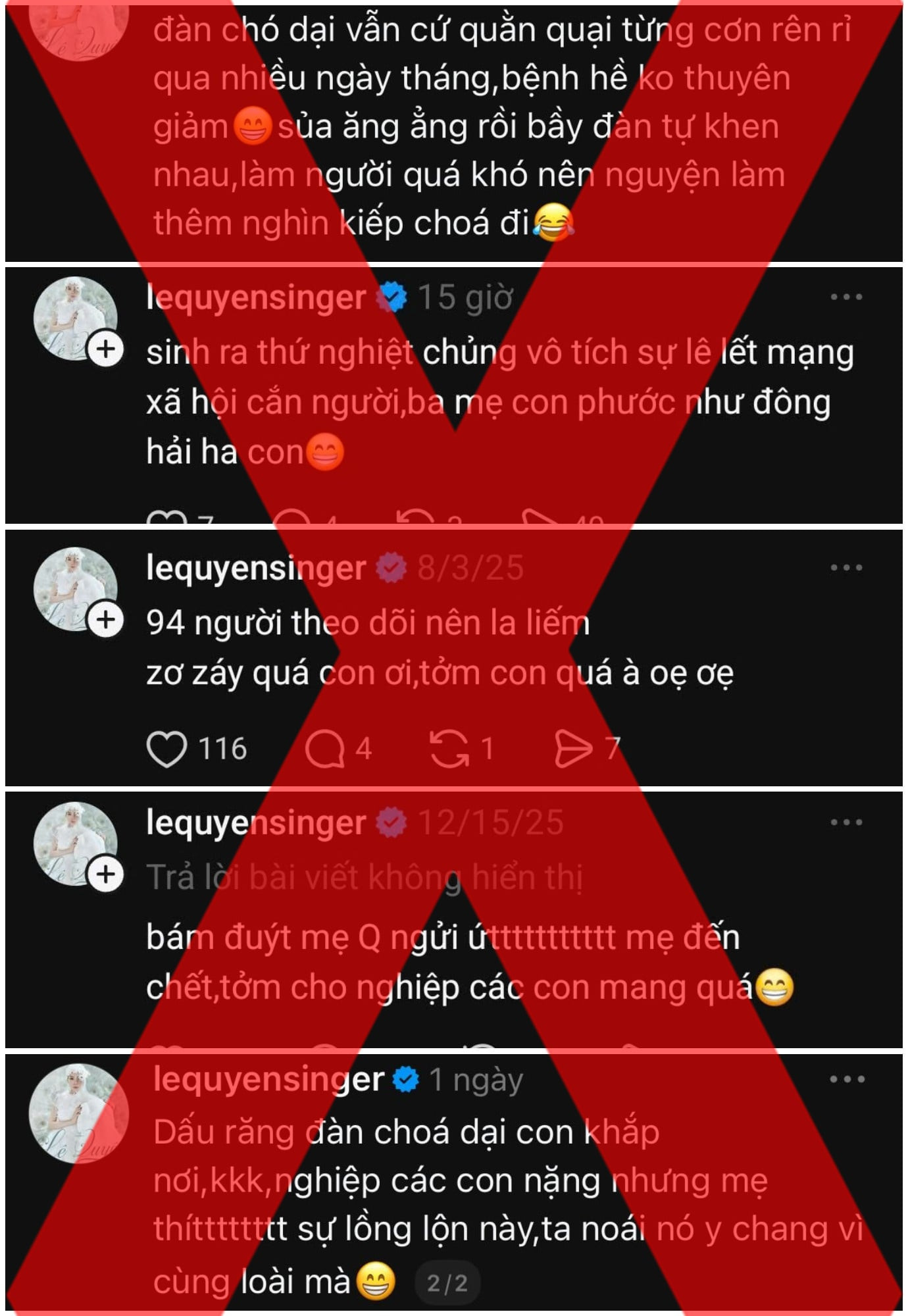 Mắng Anti-Fan Bất Chấp Và Văng Tục Trên Mạng, Lệ Quyên Có Còn Xứng Là Ca Sĩ? Lequyen_Dopchat.jpeg