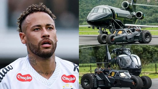 Neymar khoe bộ sưu tập siêu xe và máy bay 'Batman' trị giá 1.700 tỷ đồng