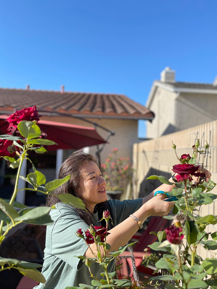 'Em gái Tăng Thanh Hà' sang Mỹ sống, khoe không gian xanh mát- Ảnh 24.