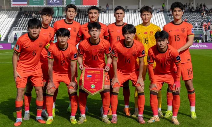U23 Trung Quốc vượt qua vòng bảng giải U23 châu Á 2026 dù chỉ ghi 1 bàn.