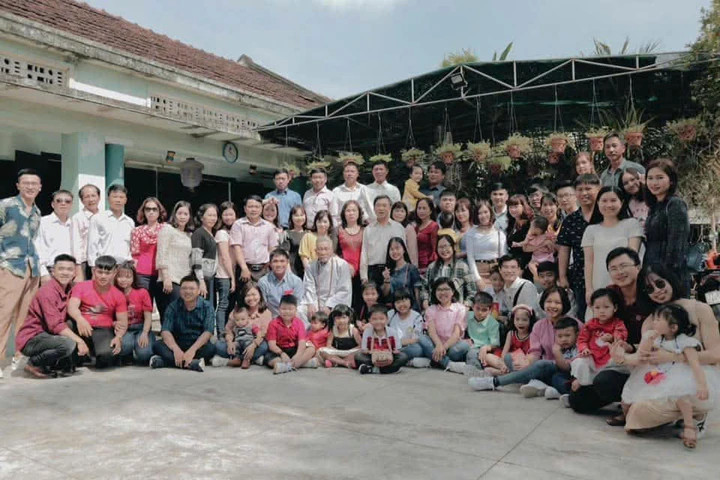 Bức ảnh đại gia đình chụp năm 2019.